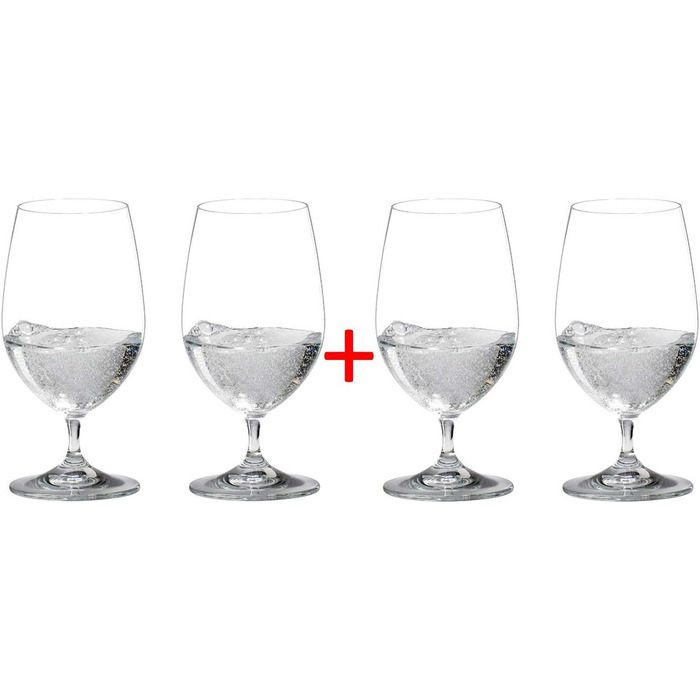 Бокал для воды 370 мл, набор 4 предмета, Vinum Riedel