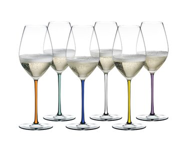 Набір келихів 6 предметів 459 мл Fatto a Mano Champagne, Riedel
