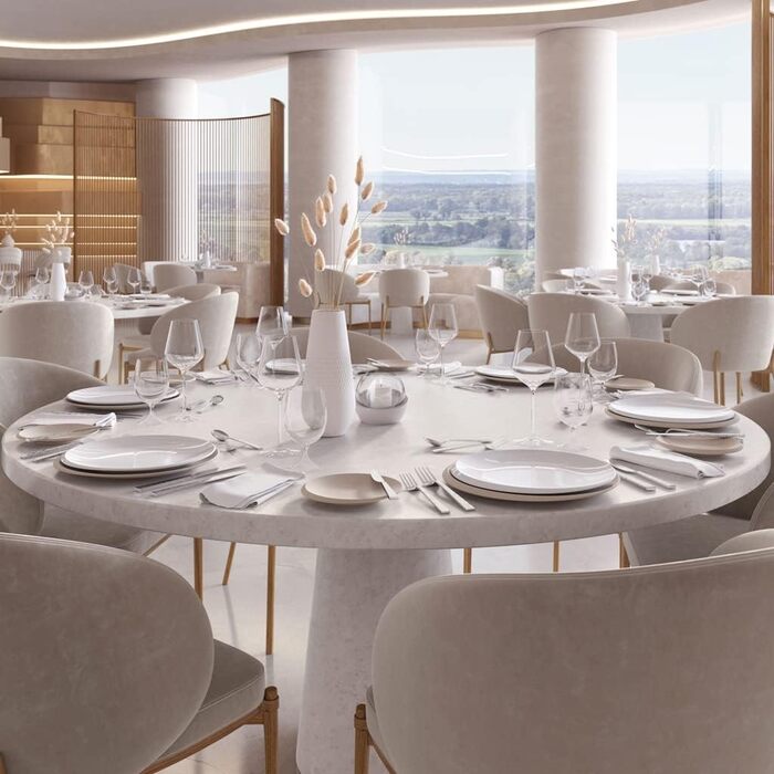 Обідня тарілка 27 см бежева Newmoon Beige Villeroy & Boch