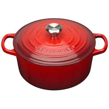 Каструля / жаровня 22 см, вишневий Le Creuset
