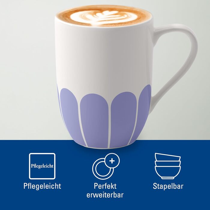 Кружка 290 мл, синий Fleur Villeroy & Boch