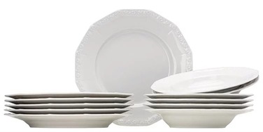 Набір з 12 тарілок White Maria Rosenthal