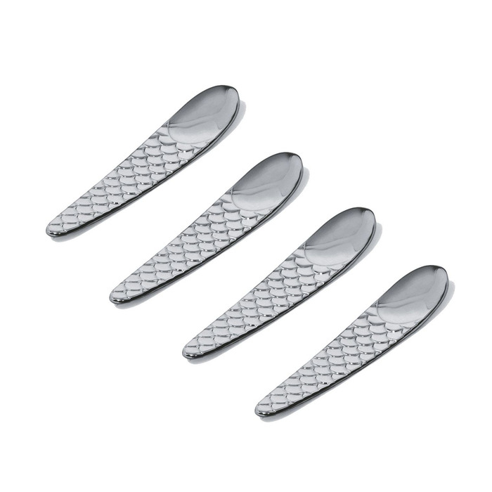 Набір ложок для ікри 9 см 4 предмета Colombina Fish Alessi