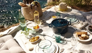 Каструля / жаровня 22 см з кришкою La Mer Staub