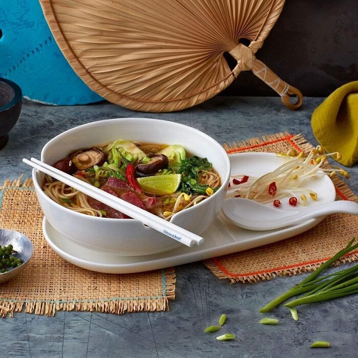 Набор из 2 подносов, 33 x 16 см, фарфоровый белый Soup Passion Villeroy & Boch