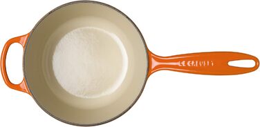 Чугунный сотейник Ø 20 см, 2,5 л с крышкой, пламенно-красный Signature Le Creuset
