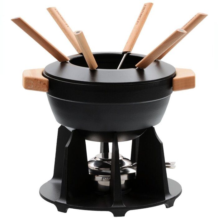 Набір для фондю на 6 персон, 2,1 л, чорний Le Creuset