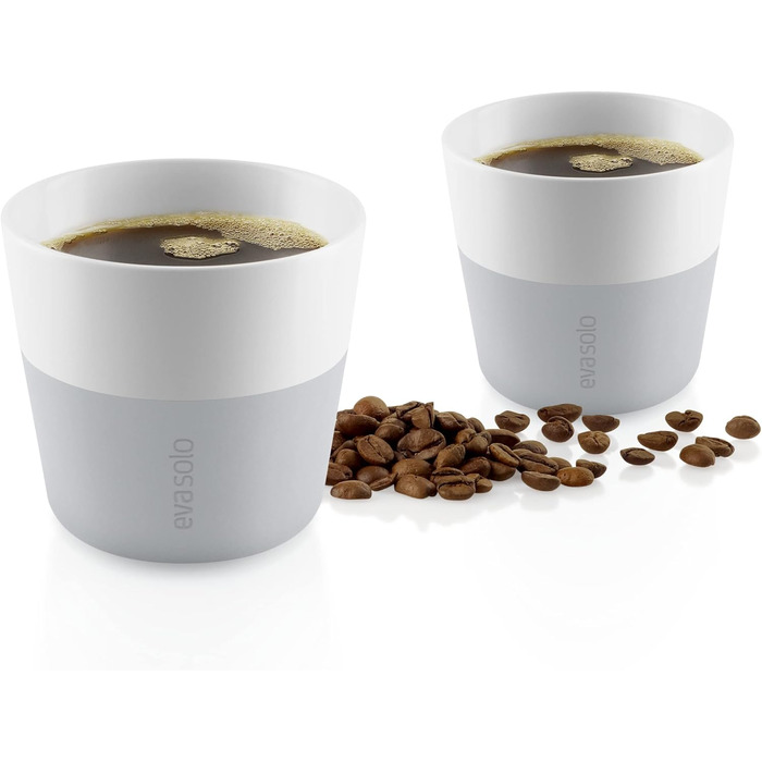 Набір кухлів для лунго 230 мл світло-сірих Caffé Lungo Eva Solo