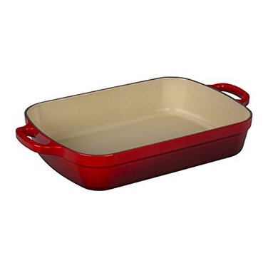Блюдо прямокутне 29 см, червоний Le Creuset