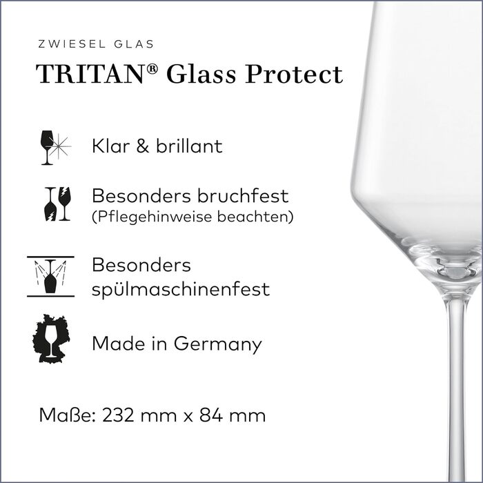 Келих для білого вина 0,4 л, набір 2 предмети, Pure Zwiesel Glas