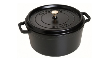 Кокот круглий 20 см, чорний Staub