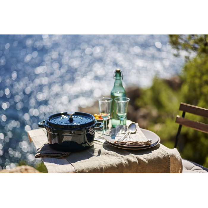 Каструля / жаровня 20 см з кришкою La Mer Staub