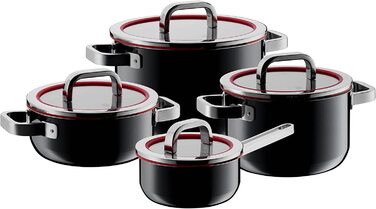 Набор кастрюль 8 предмета Functional Black Fusiontec WMF