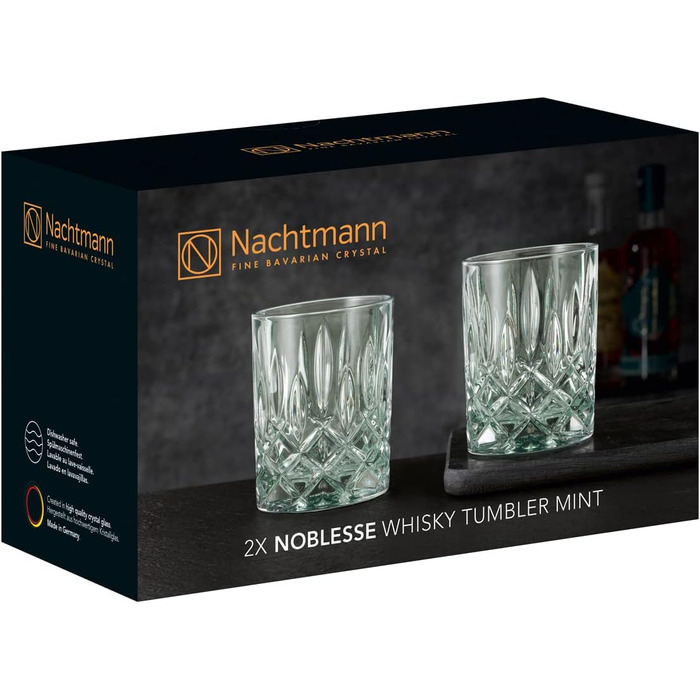 Набір з 2 склянок для віскі 295 мл, м'ята, Noblesse Nachtmann