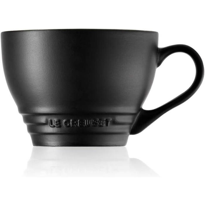 Керамічна чашка Le Creuset, 0,35 л, 70302351700002 (чорна матова, 400 мл)