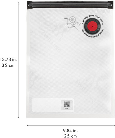 Набір вакуумних пакетів 10 предметів, S/M/L Fresh & Save Zwilling