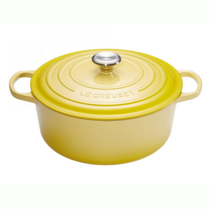 Каструля / жаровня з кришкою 26 см, жовтий Le Creuset