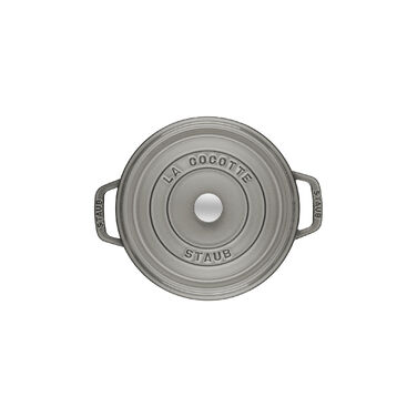 Кокот круглий 22 см, сірий Staub
