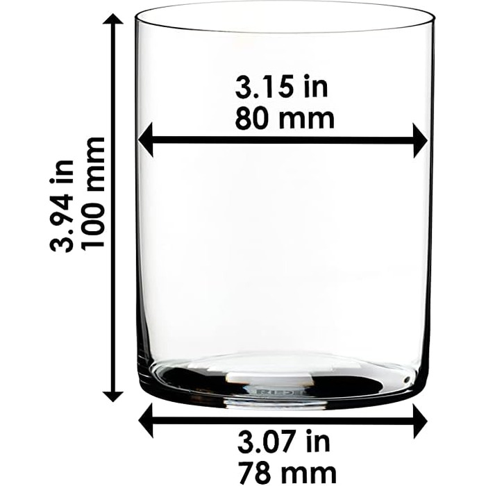 Набір бокалів для віскі 0,4 л, 2 предмети, O Wine Tumbler Riedel