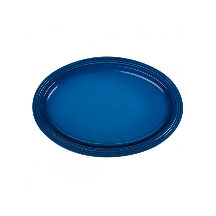 Блюдо сервіровки овальне 46 см, синє Marseille Le Creuset