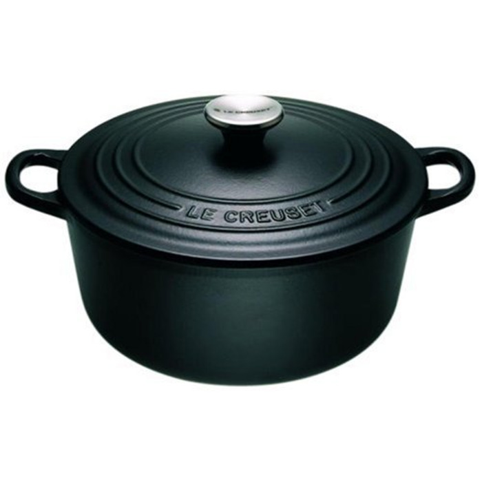 Каструля / жаровня 18 см, чорний Le Creuset