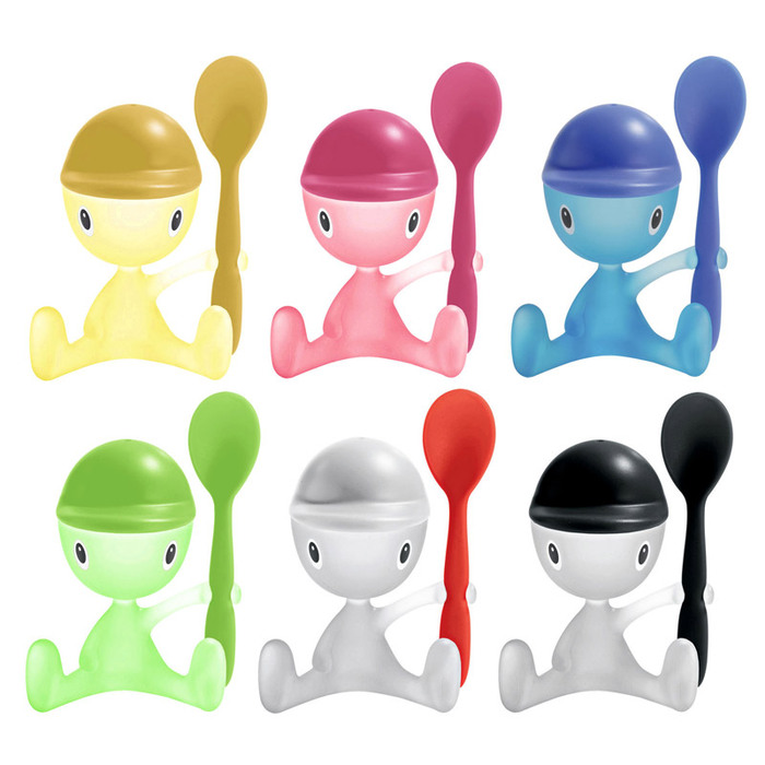 Тримач для яйця 8х11,5х9 см чорний Cico Alessi