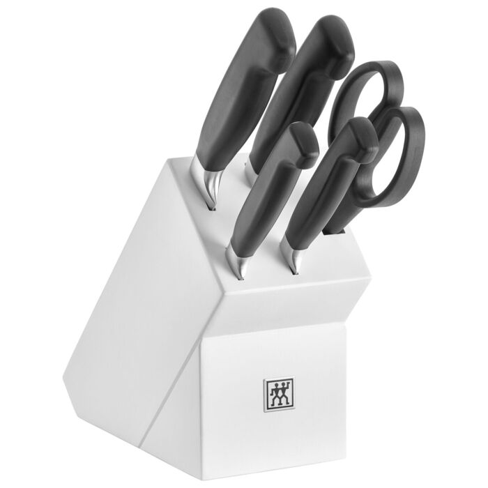 Набір ножів з підставкою 6 предметів, білий Four Star Zwilling