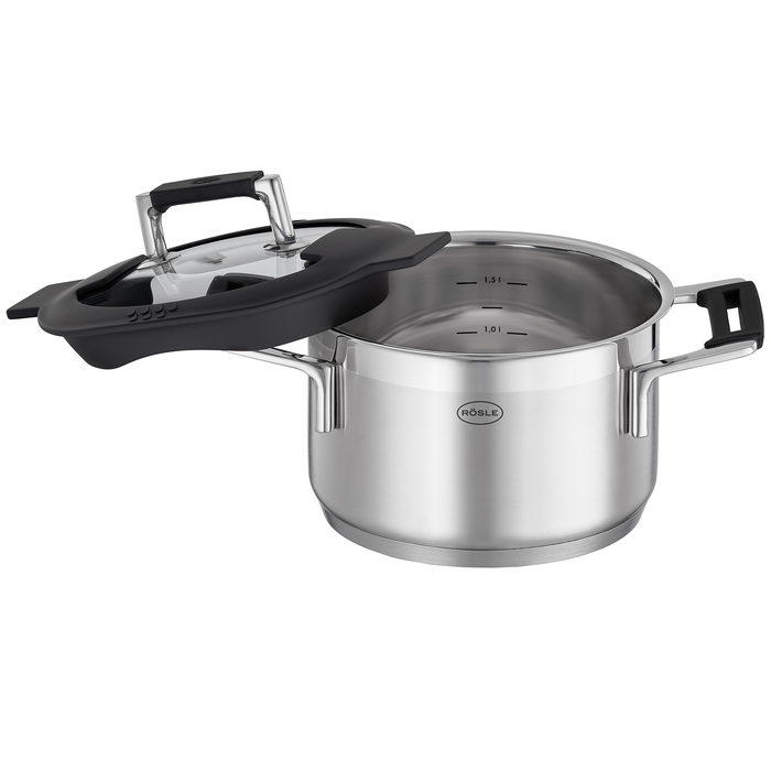 Каструля 16 см з кришкою Silence PRO Rosle