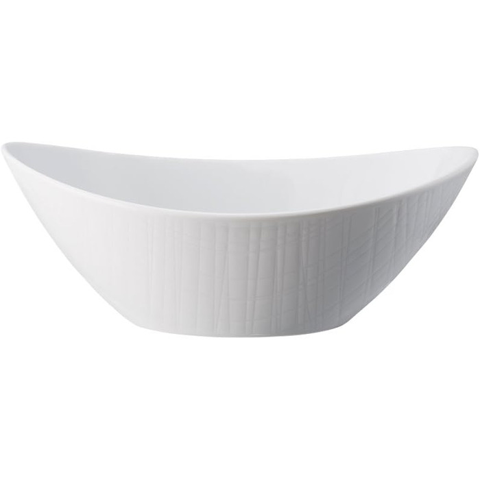 Сервировочное овальное блюдо 20 x 15 см белое Mesh Rosenthal