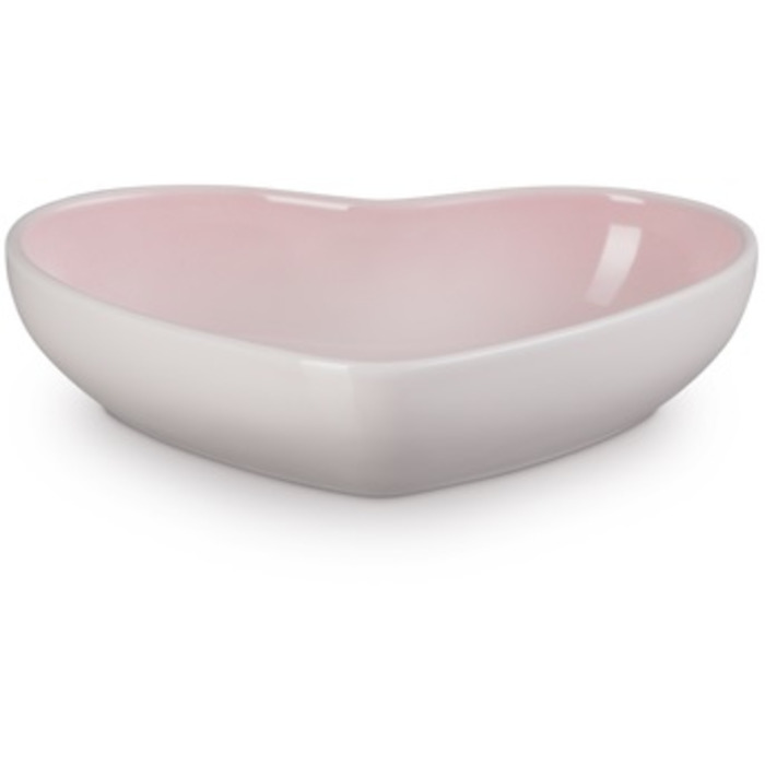 Блюдо сервірувальне у формі серця 20 см, рожеве Heart Le Creuset