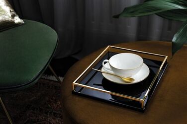Чашка для чаю 200 мл з блюдцем Anmut Gold Villeroy & Boch