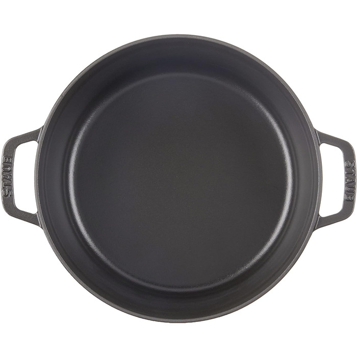 Кокот круглий 26 см, чорний Staub
