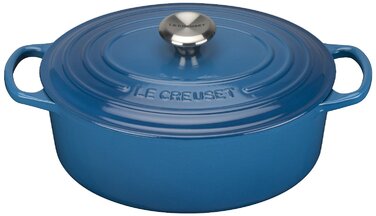 Гусятница / жаровня 29 см, синій марсель Le Creuset