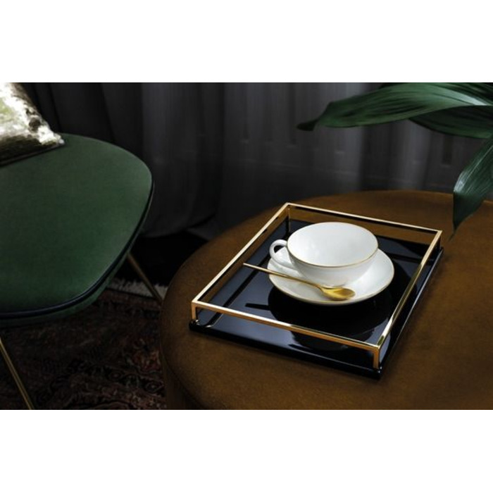 Чашка для чаю 200 мл з блюдцем Anmut Gold Villeroy & Boch
