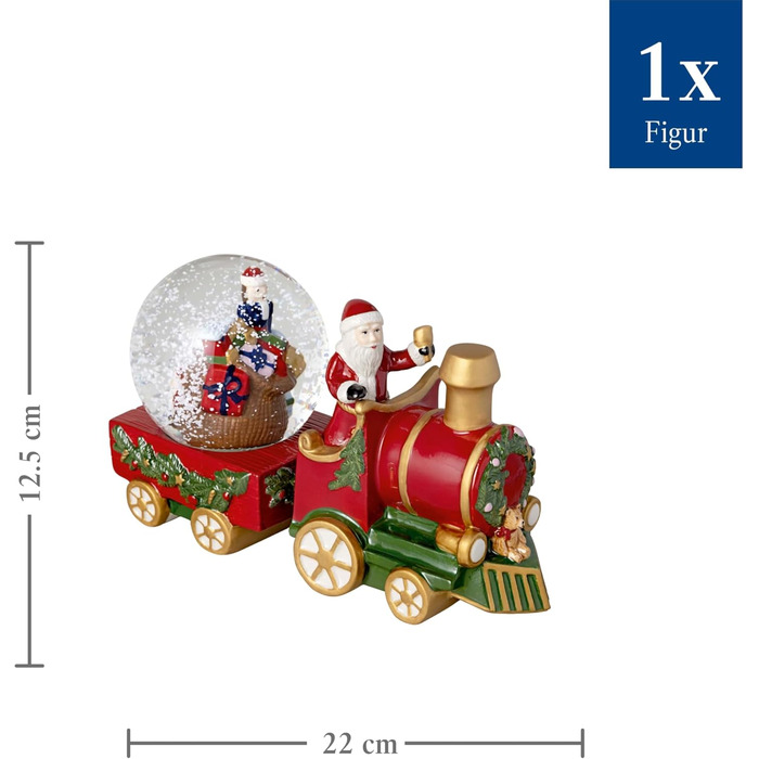 Різдвяна іграшка Снігова куля на потязі Christmas toys Villeroy & Boch