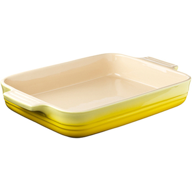 Блюдо прямокутне 32 см, жовте Le Creuset