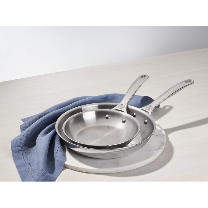 Набор сковород 20 и 26 см, 2 предмета, нержавеющая сталь Le Creuset