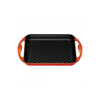 Сковорода гриль квадратна, 24 см, помаранчева Le Creuset