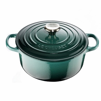 Каструля / жаровня з кришкою 22 см, океан Le Creuset
