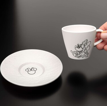 Блюдце до чашки для еспресо 12 см біле Manufacture - Mickey Mouse Villeroy & Boch