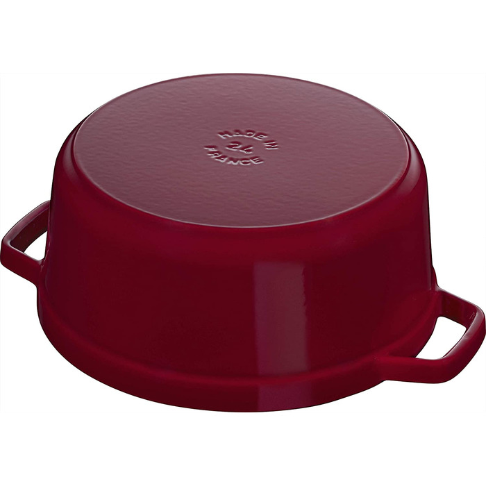 Каструля / жаровня 26 см 4,7 л з кришкою бордова Staub