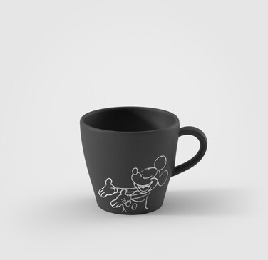 Чашка для кави 160 мл чорна Manufacture - Mickey Mouse Villeroy & Boch
