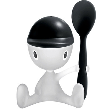 Тримач для яйця 8х11,5х9 см чорний Cico Alessi