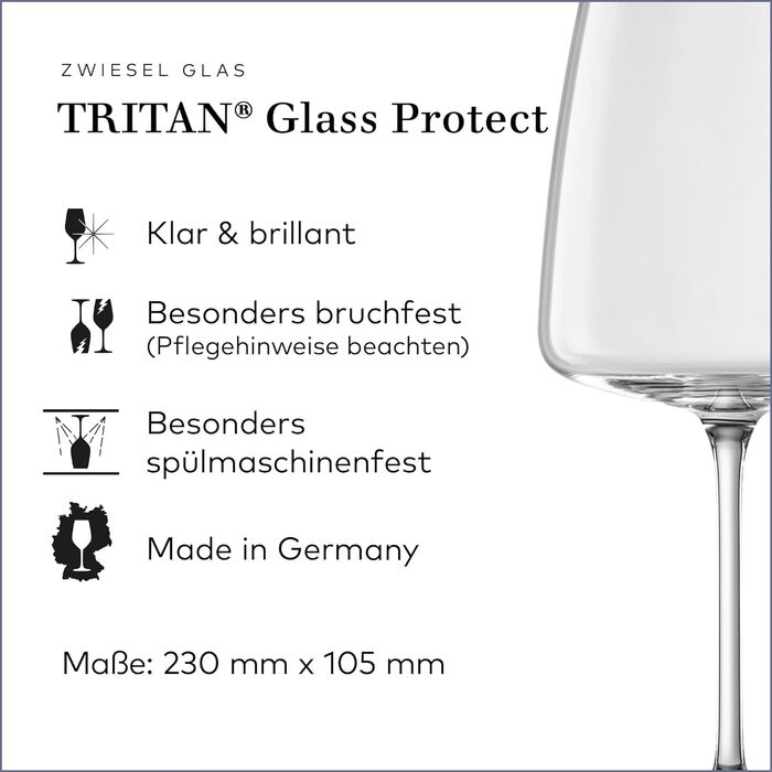 Келих для вина 710 мл набір 2 предмети Vivid Senses, Zwiesel Glas