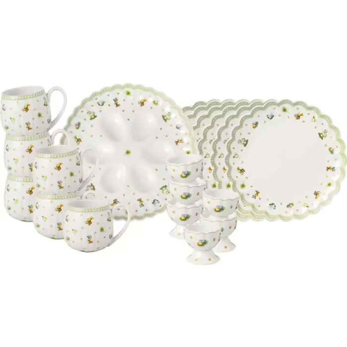 Набір посуду Easter Delight Villeroy & Boch 19 предметів на 6 персон