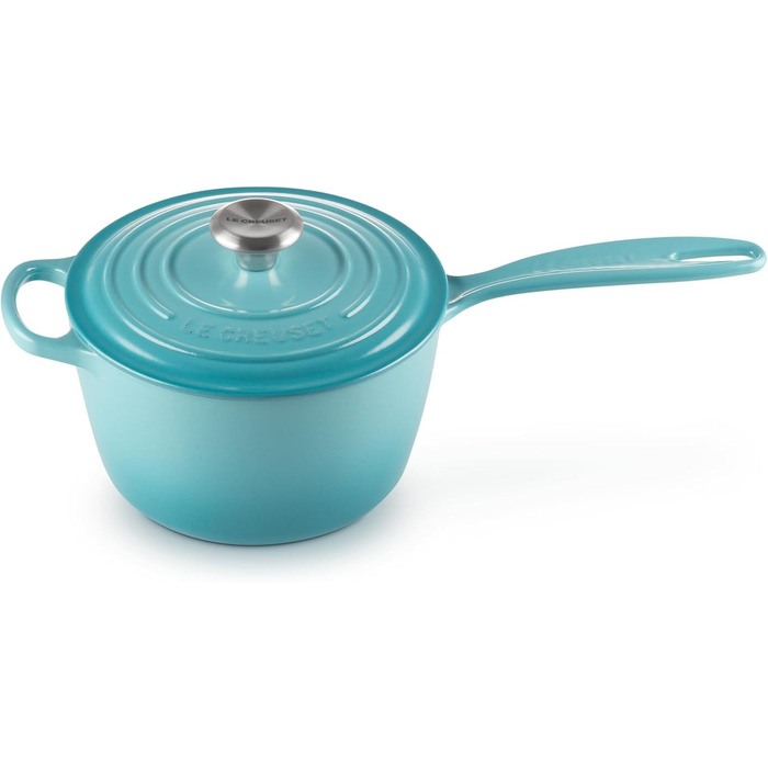 Чугунный сотейник 2 л с крышкой, бирюзовый Signature Le Creuset