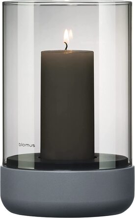 Підсвічник 20 см M Steel Gray / Smoke Calma Blomus
