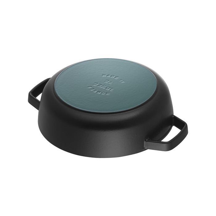 Чавунна жаровня Chistera з кришкою 28 см, чорна Staub