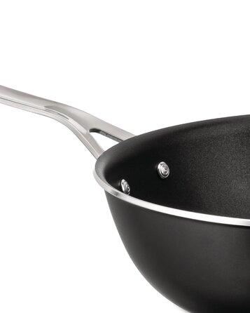 Сковорода глибока 28 см, Чорна Pots & Pans Alessi