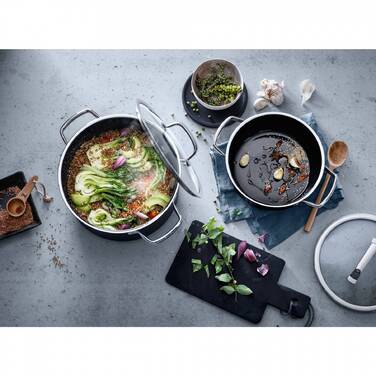 Каструля 20 см Black Fusiontec Mineral WMF